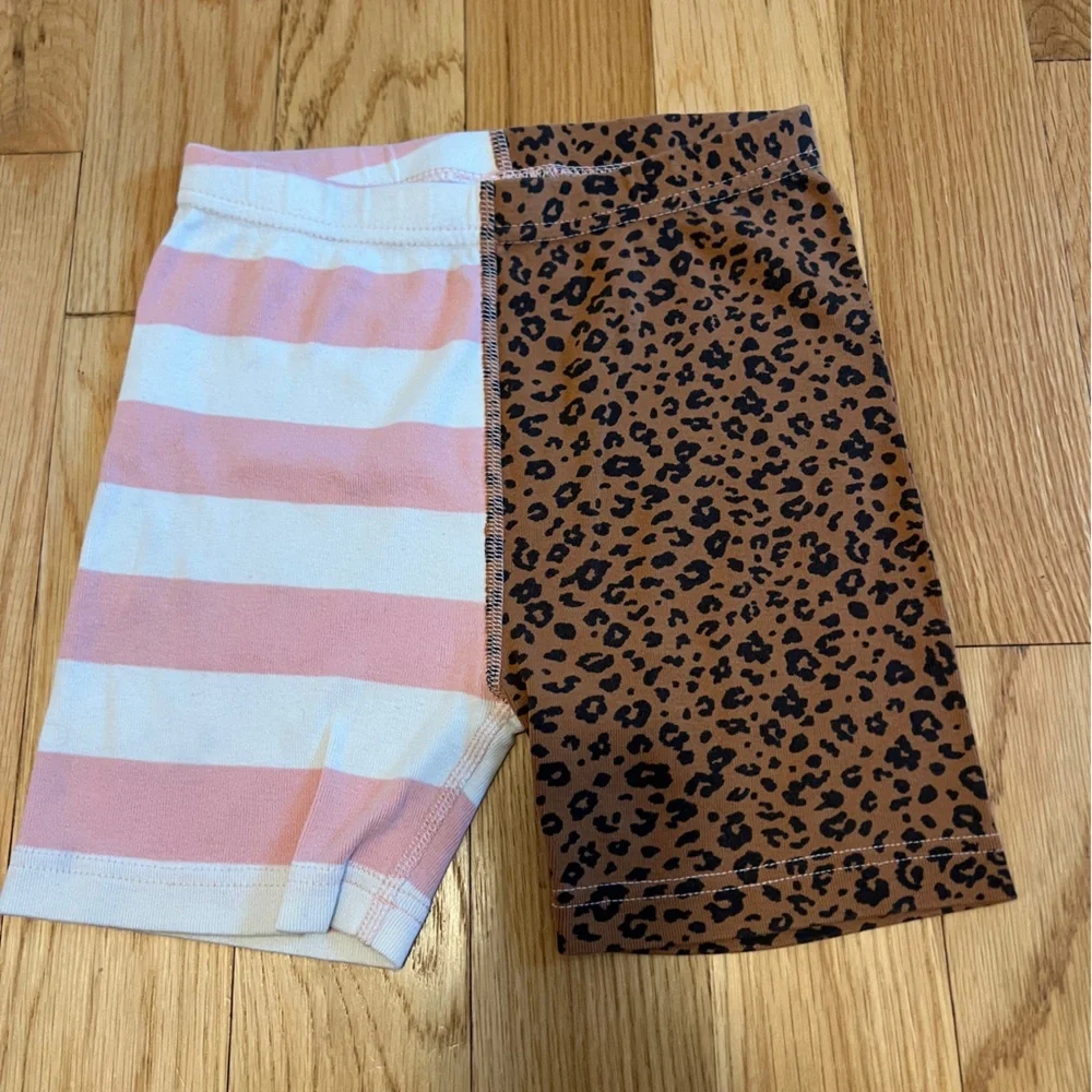 Hanna Andersson Pink and Brown Leopard Print Pajama Set - Size 8 - Picture 4 of 9